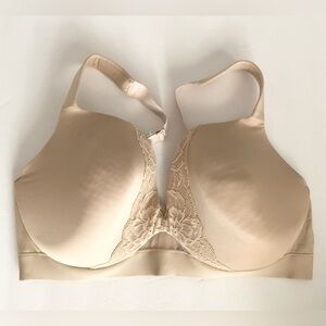 Cacique Lined Plunge Bra Cream Lace 38DDD